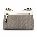 Calvin Klein Almond Crossbody Wallet Bag - GRY - Grey