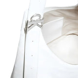 Calvin Klein Archive Hardware Buckle Shoulder Bag - WHT - White