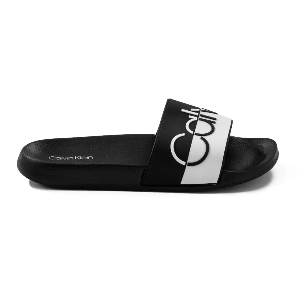 Calvin Klein Aries Slippers - BLKWHT