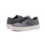 Calvin Klein Basket Cups Lace Up Logo Tape Sneakers Women - GRY