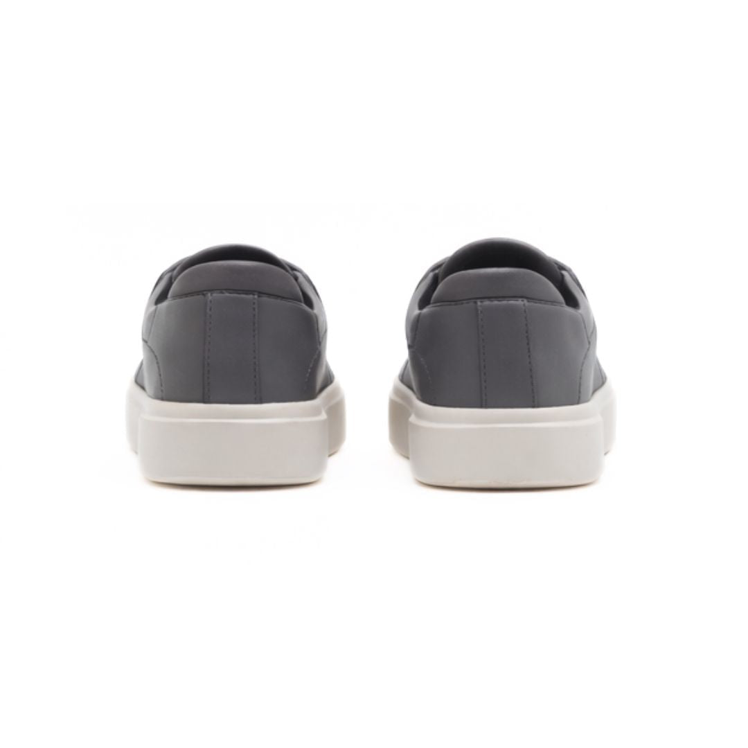Calvin Klein Basket Cups Lace Up Logo Tape Sneakers Women - GRY