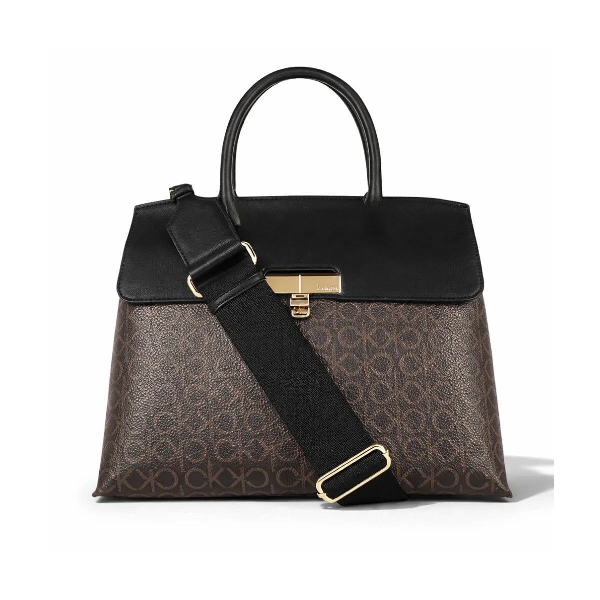 Calvin Klein Becky Tote Bag Shoulder Bag Women - BRN - Brown