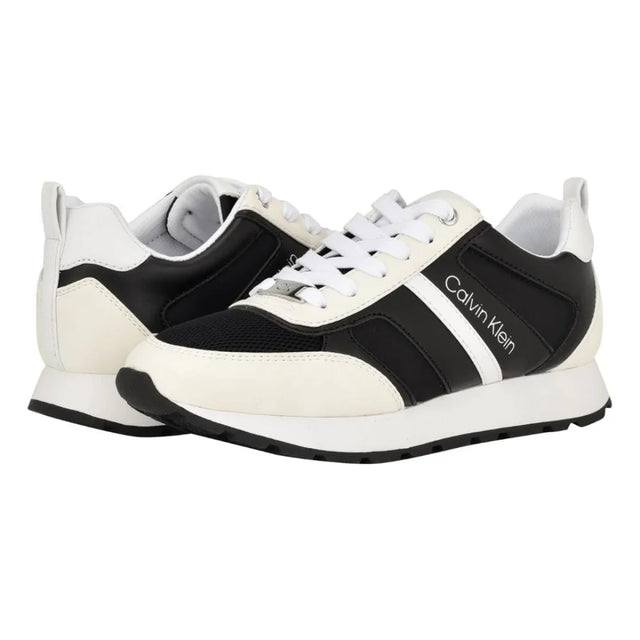 Calvin Klein Carlla Laceup Trainer Women - WHTBLK - 35.5 / White/ Black