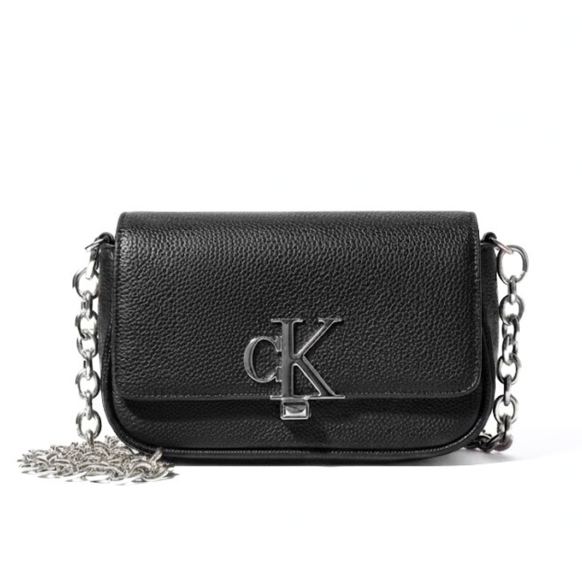 Calvin Klein Chain Shoulder Bag Women - BLK - Black
