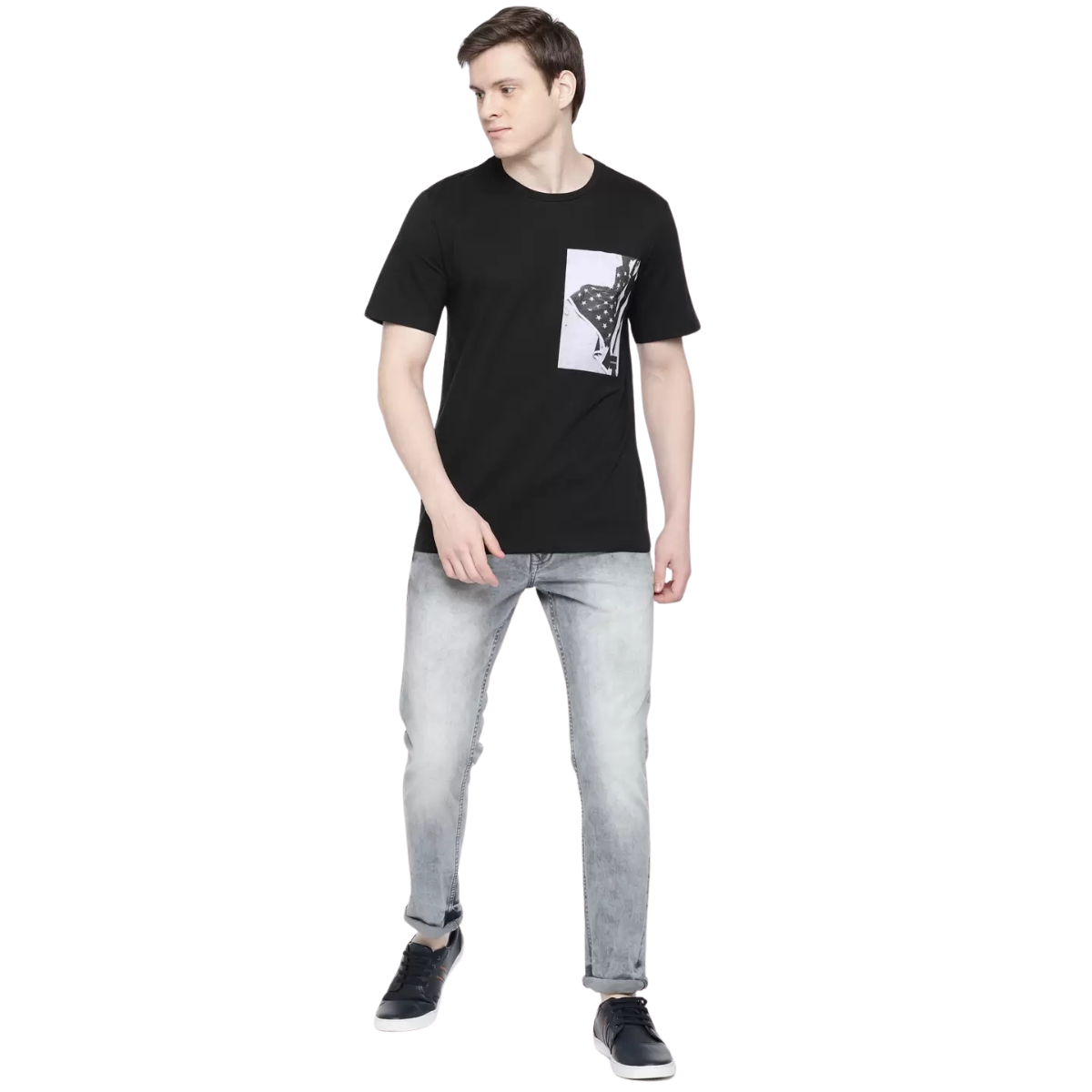 Calvin Klein CHEST FLAG SATIN BOX T-Shirt