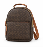 Calvin Klein CK Monogram Mini Backpack Bag Women - DGN - Dark Green