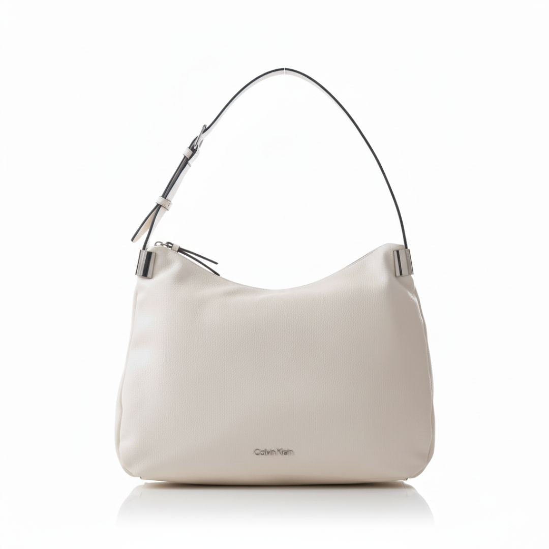 Calvin Klein Ck Must Soft Shoulder Bag - OFFWHT - Off White