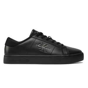Calvin Klein Classic Cupsole Low Laceup LTH YM0YM00864-BLKBLK - 42 / Black/ Black