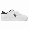 Calvin Klein Classic Cupsole Low Laceup LTH YM0YM00864-WHTBLK - 37 / White