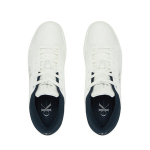 Calvin Klein Classic Cupsole Low Laceup LTH YM0YM00864-WHTNVY