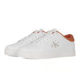 Calvin Klein Classic Cupsole Low Laceup LTH YM0YM00864-WHTSTN - 44 / White