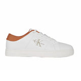 Calvin Klein Classic Cupsole Low Laceup LTH YM0YM00864-WHTSTN - 44 / White