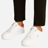 Calvin Klein Classic Cupsole Low Laceup LTH YM0YM00864-WHTSTN - 44 / White