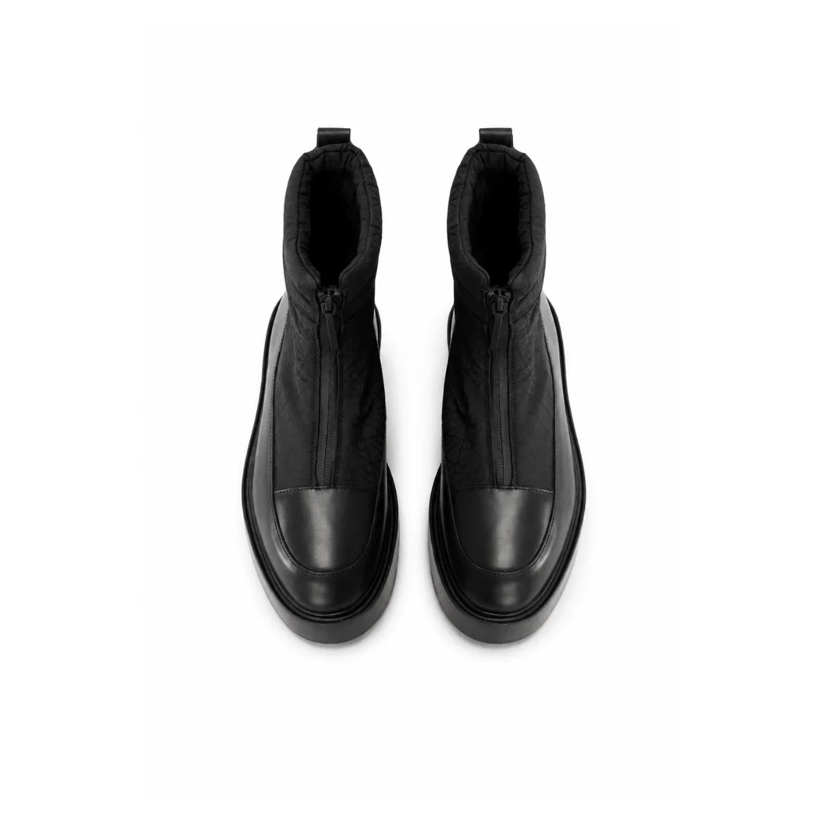 Calvin Klein CONCAVE ankle boot zipper - BLK