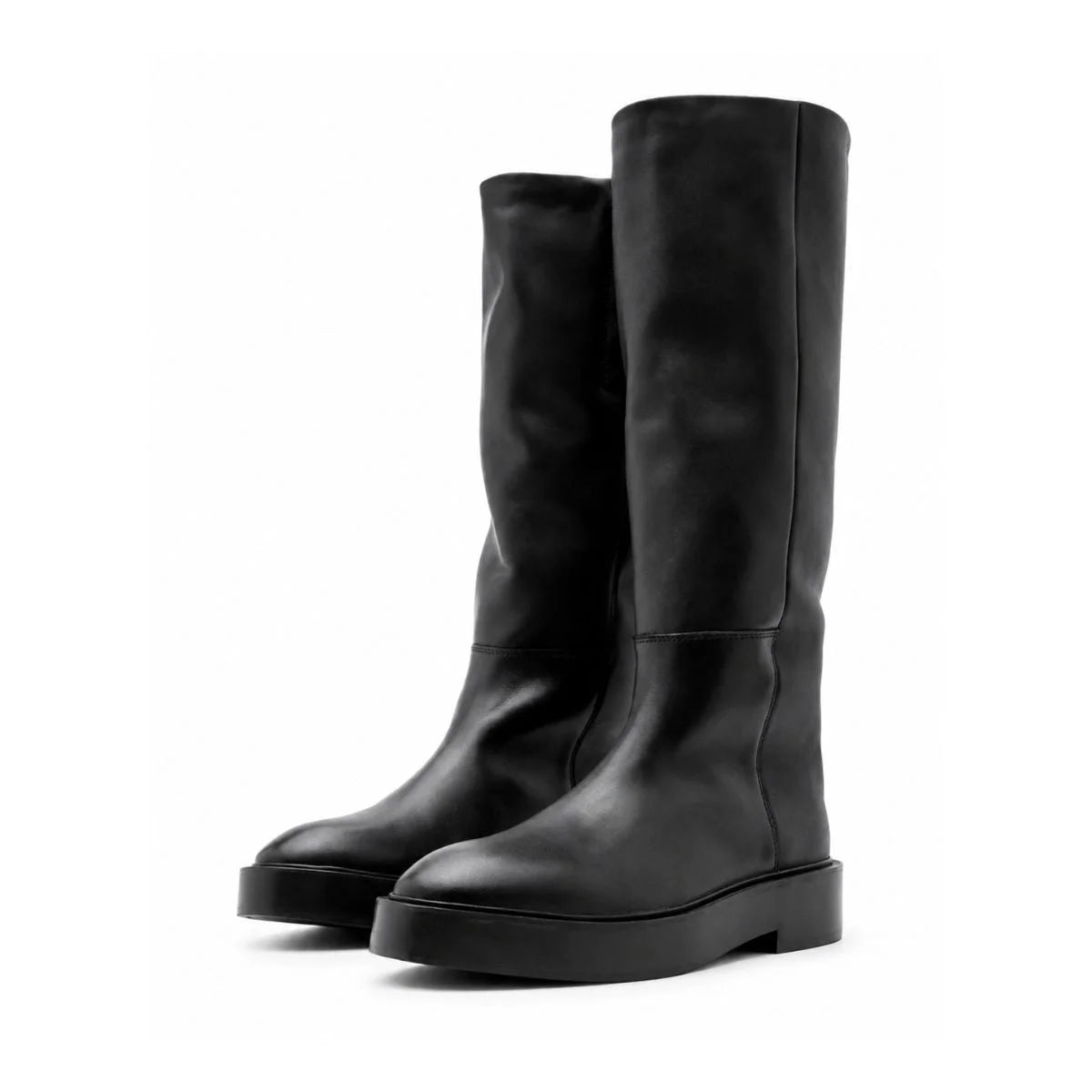 Calvin Klein Concave Welt Boots women - BLK - Black / 36