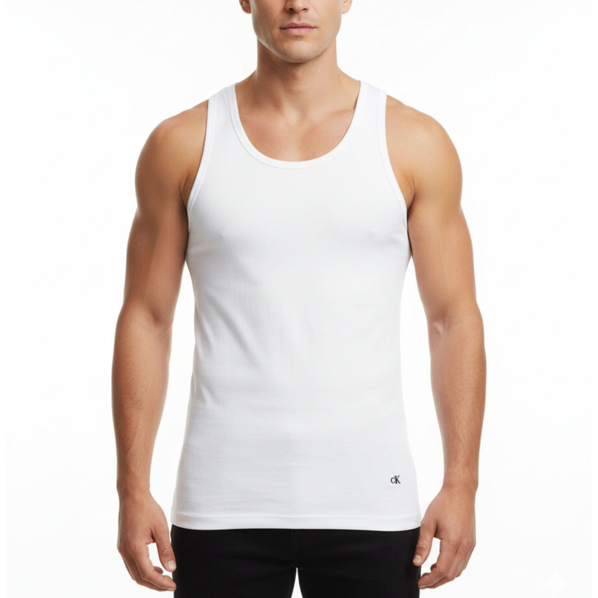 Calvin Klein Crew Neck Tank 2-Pack Men - White / S