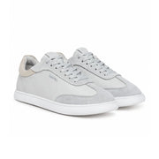 Calvin Klein Cupsole Lace Up Leather Sneakers Women HW0HW02400 - GRY - Gray / 36