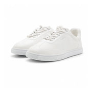Calvin Klein Cupsole Lace Up Leather Sneakers Women HW0HW02400 -WHT - White / 36