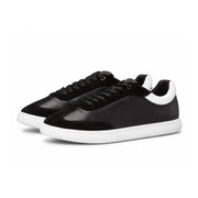 Calvin Klein Cupsole Lace Up Leather Sneakers Women HW0HW02435 - BLKWHT - Black-White / 36