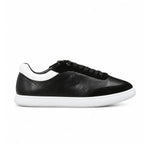 Calvin Klein Cupsole Lace Up Leather Sneakers Women HW0HW02435 - BLKWHT