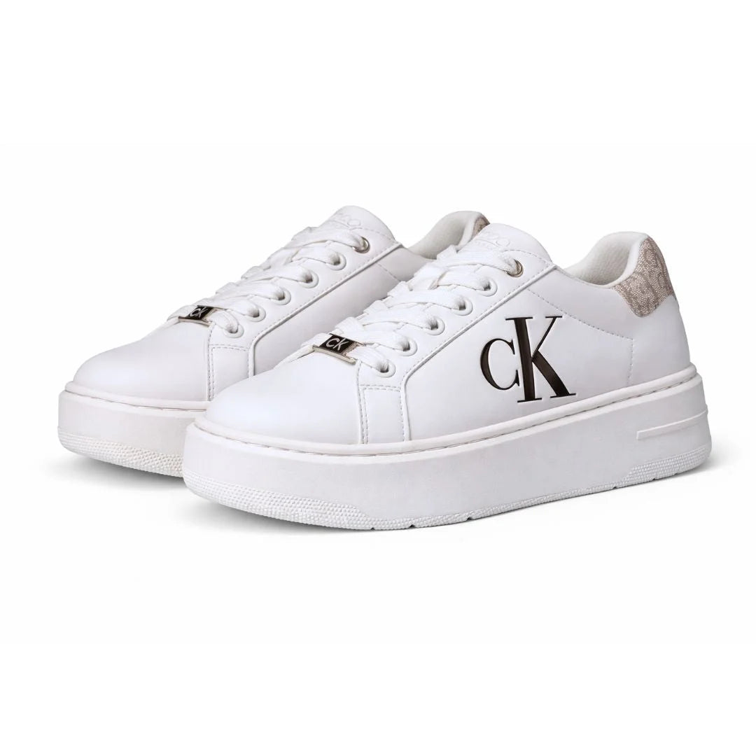 Calvin Klein Dabria Sneakers Women - WHTBEG - White/ Beige / 35