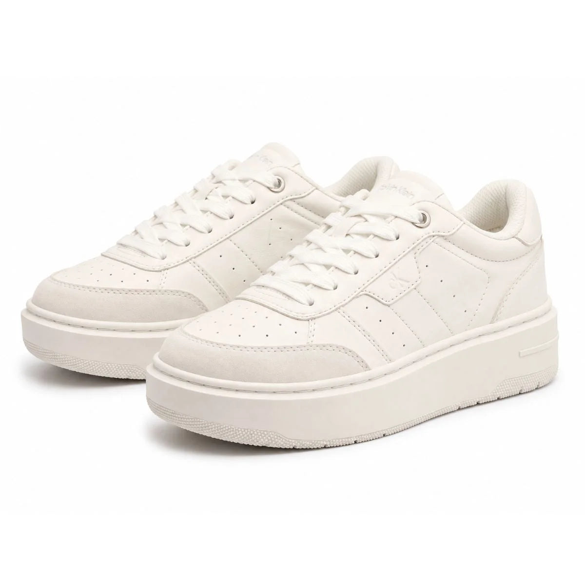 Calvin Klein Domeni Lace-up Sneakers Women- WHT