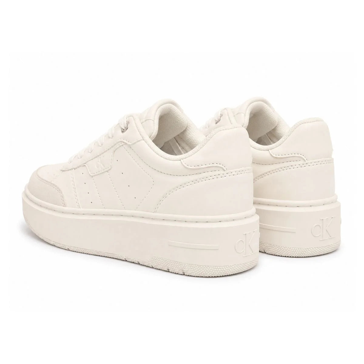 Calvin Klein Domeni Lace-up Sneakers Women- WHT