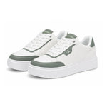 Calvin Klein Domeni Lace-up Sneakers Women- WHTMNT - White-Mint Green / 35.5