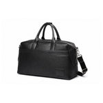 Calvin Klein Duffle Leather Handbag Unisex -BLK - Black