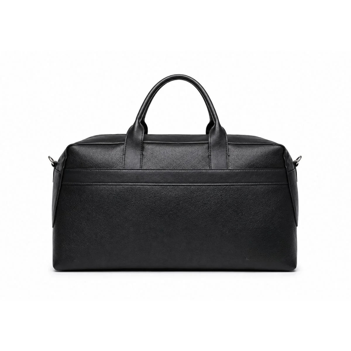 Calvin Klein Duffle Leather Handbag Unisex -BLK - Black
