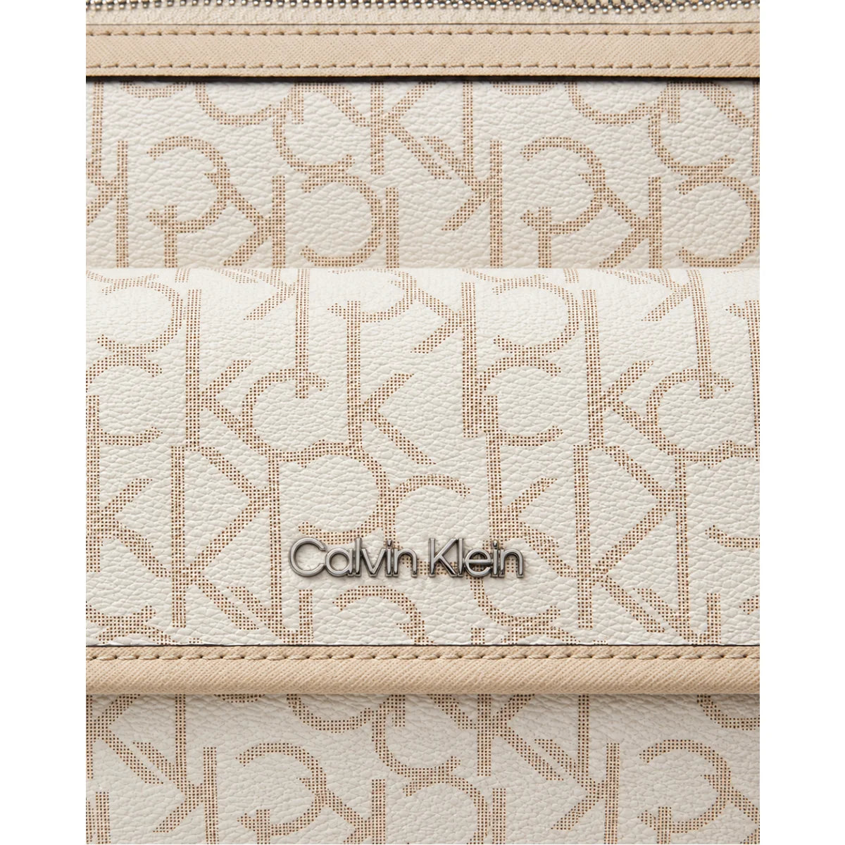 Calvin Klein Enya Signature Backpack Bags - OFFWHT - Off White