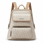 Calvin Klein Enya Signature Backpack Bags - OFFWHT - Off White