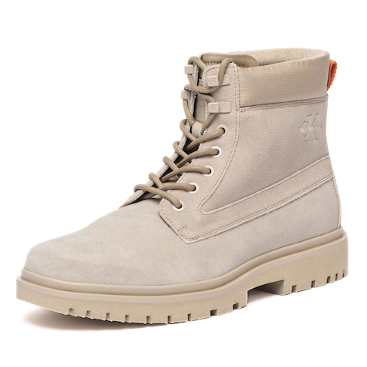 Calvin Klein Eva Lace-Up Ankle Boots Men - BEG