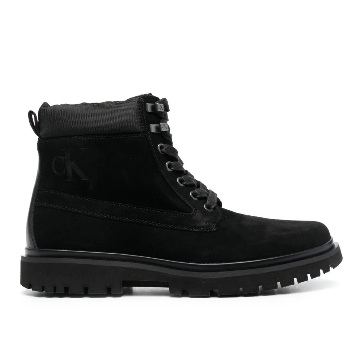Calvin Klein Eva Lace-Up Ankle Boots Men - BLK - Black / 42