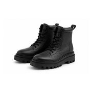 Calvin Klein Eva Lace-Up Ankle Boots Women - BLK - Black / 36