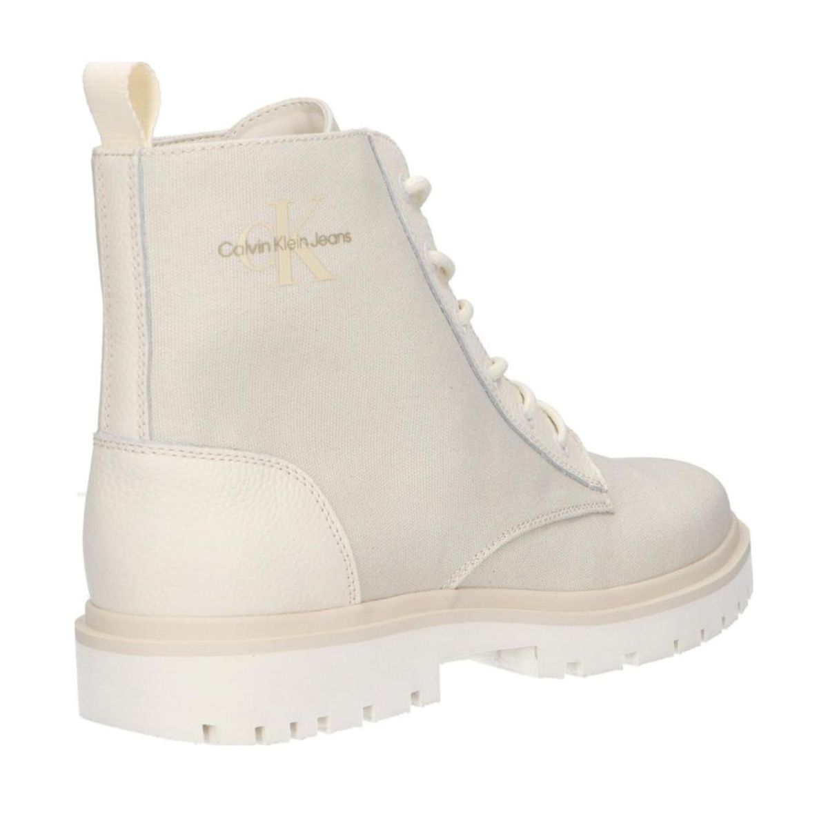 Calvin Klein Eva Lace-Up MIX MID Boots Men - BEG