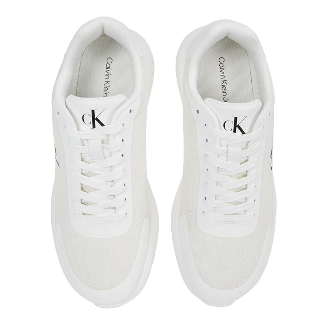 Calvin Klein Eva Mesh Runner Trainers YM0YM01264-WHT