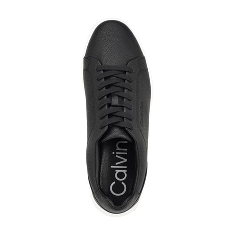 Calvin Klein Falconi Tumbled Leather Sneakers Men - BLK