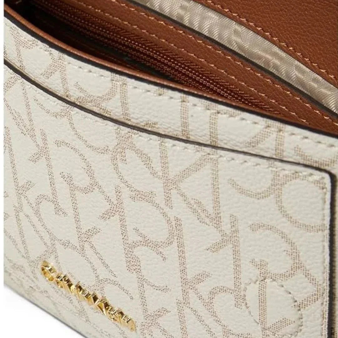 Calvin Klein Finley Signature Crossbody-CB87 - Off White