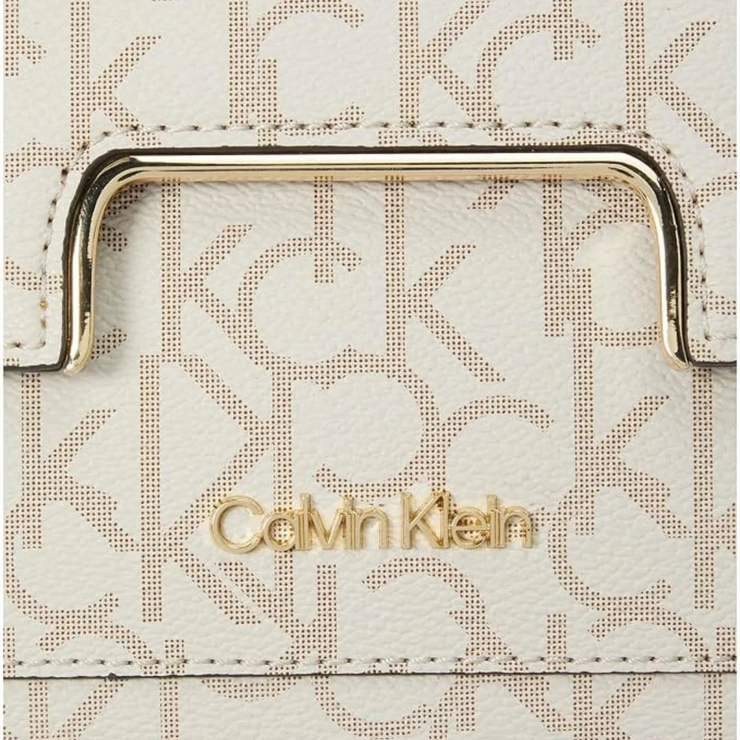 Calvin Klein Finley Signature Crossbody-CB87 - Off White