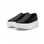 Calvin Klein Flatform Laceup Derby Mg Mtl - BLK