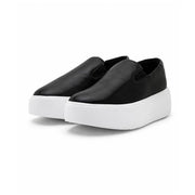 Calvin Klein Flatform Laceup Derby Mg Mtl - BLK