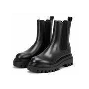 Calvin Klein FLATFORM LEATHER BOOTS Women - BLK - Black / 38