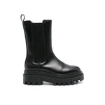 Calvin Klein FLATFORM LEATHER BOOTS Women - BLK