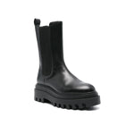 Calvin Klein FLATFORM LEATHER BOOTS Women - BLK