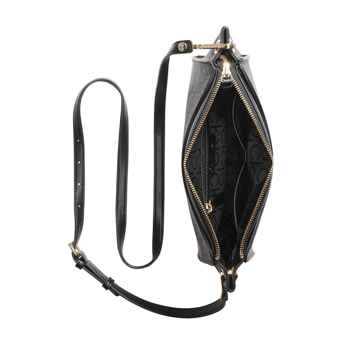Calvin Klein Garnet Monogram Crossbody Bag Women