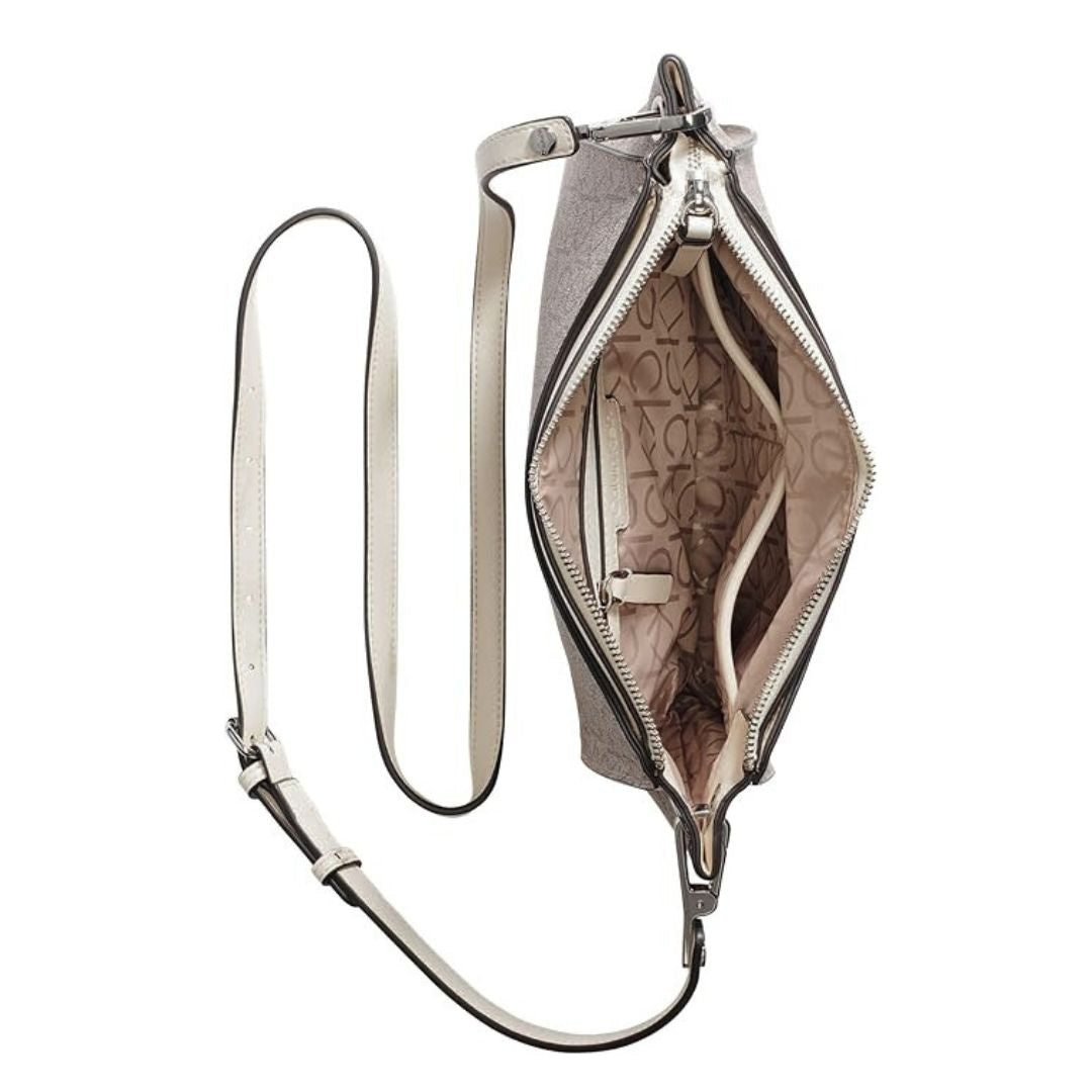 Calvin Klein Garnet Monogram Crossbody Bag Women