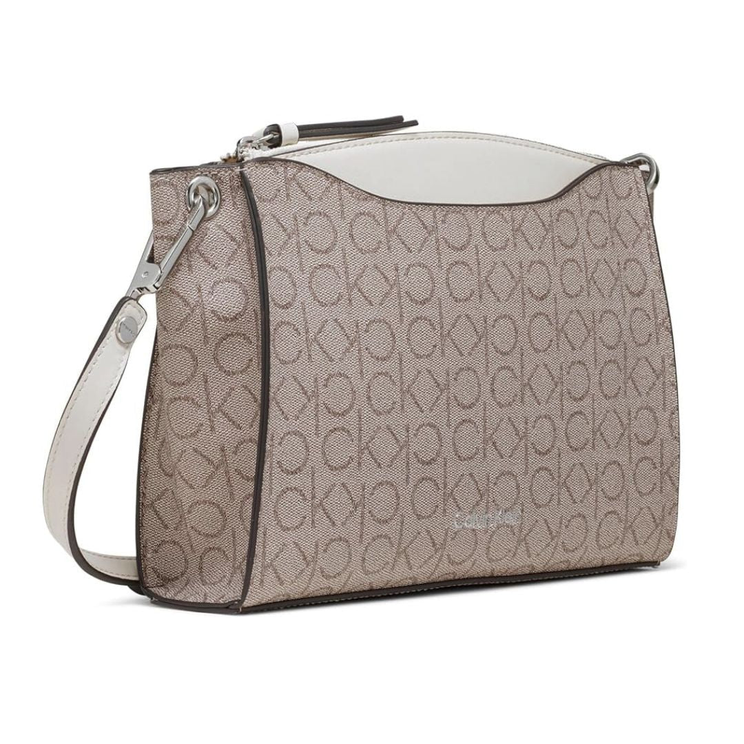 Calvin Klein Garnet Monogram Crossbody Bag Women