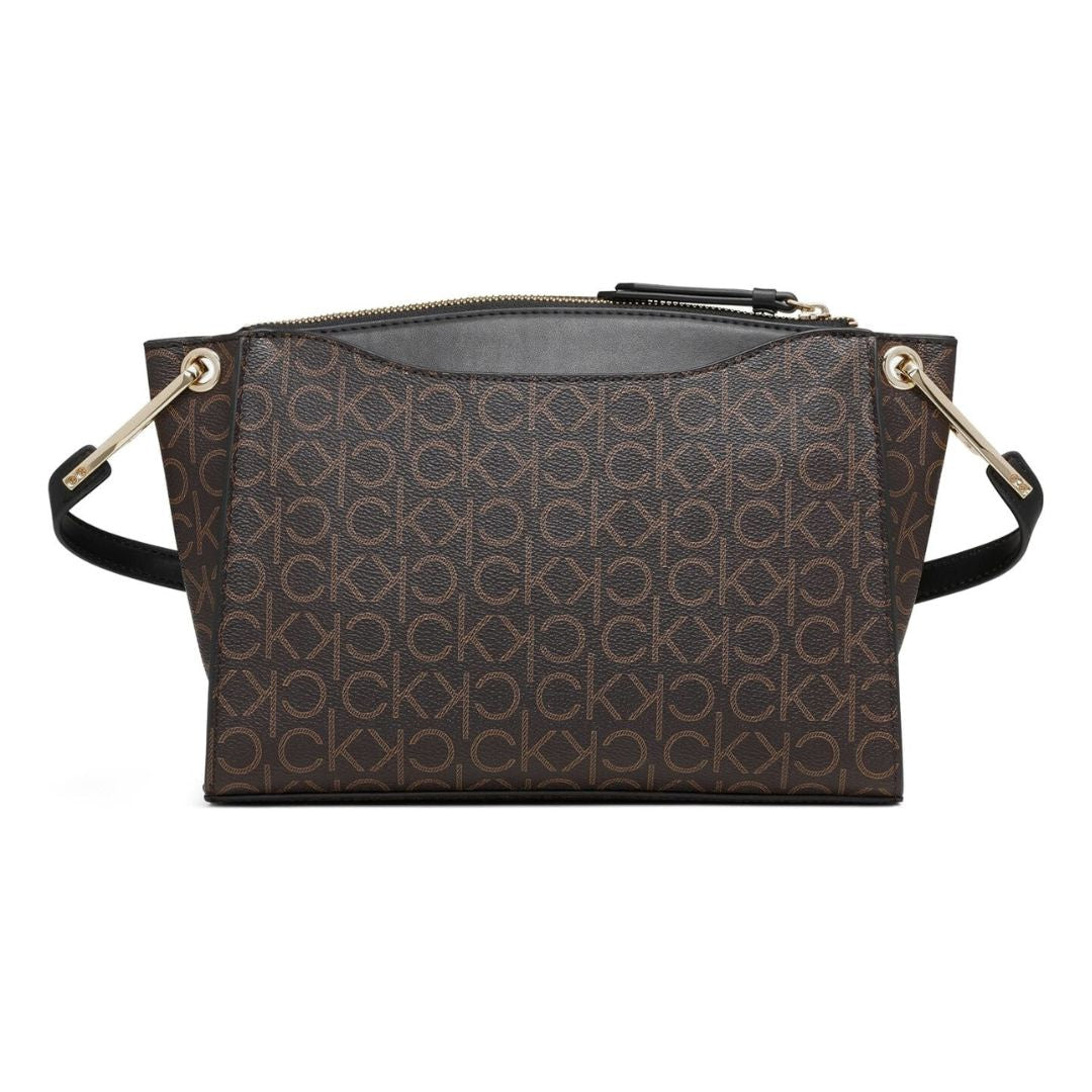 Calvin Klein Garnet Monogram Crossbody Bag Women