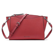 Calvin Klein Garnet Monogram Crossbody Bag Women CB75 - BURGANDY